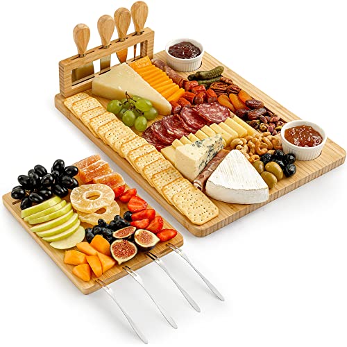 Zulay Charcuterie Board Set Large (Platter Set)
