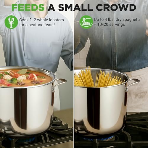 12 Quart Stainless Steel Stockpot