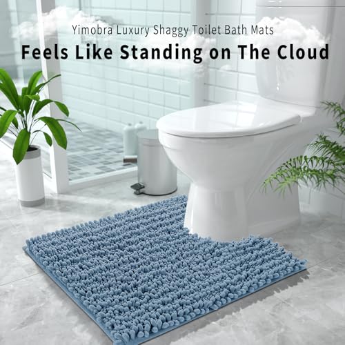 Toilet Rug U Shaped Washable 24x20 Inch
