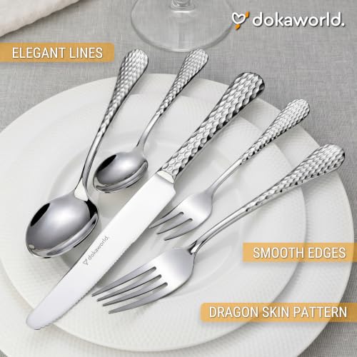 Stainless Steel Flatware (Hammer Design)