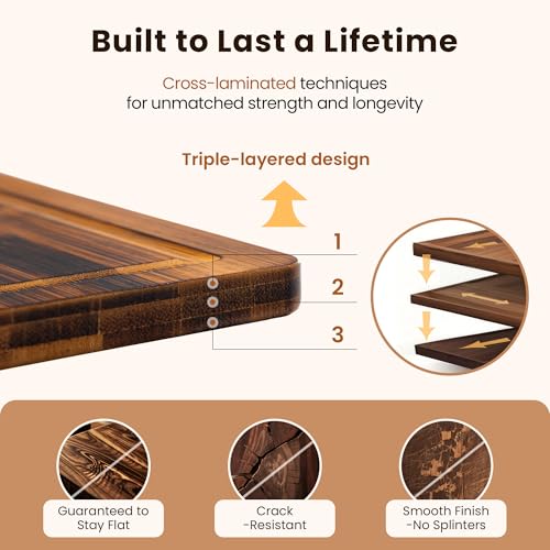 Bamboo Cutting Boards (15"L x 10"W)