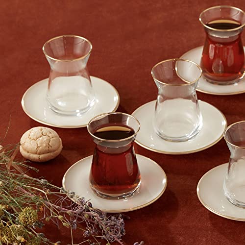 Retro Beige 6 Person Tea Set (Small / Retro Beige)