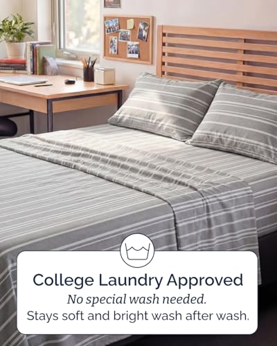 Full XL Sheets (41 - Grey Stripes 3 / Full XL)