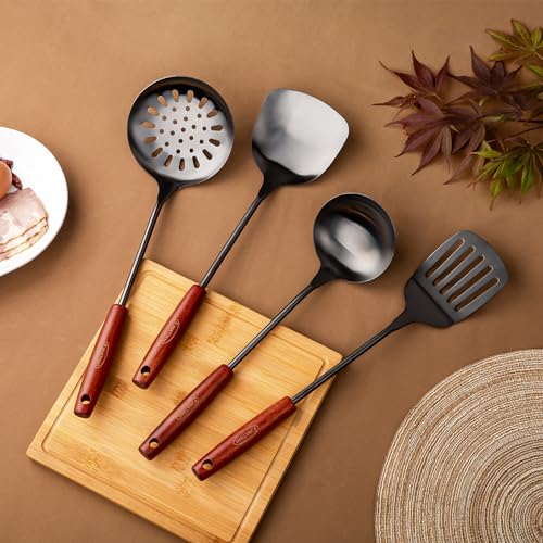 17inch Wok Spatula and Ladle (4 Count)