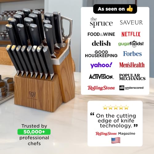 24 Pc Knife Block Set (Large / Black)