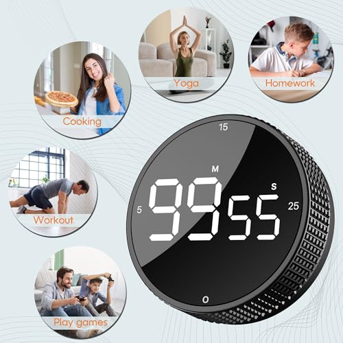 Digital Kitchen Timer (Black)