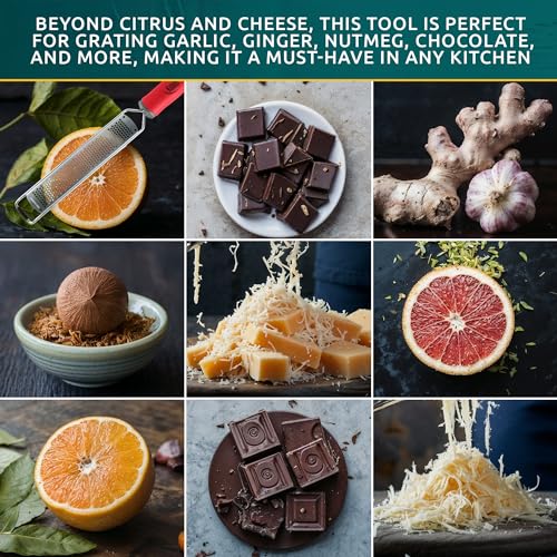 Lemon Zester & Parmesan Cheese Grater