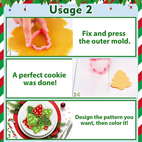 3D Holiday Cookie Cutters (6Packs Christmas Holiday Cookie)