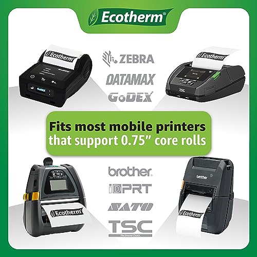 4" x 2" Mobile Printer Labels (7500 Count)