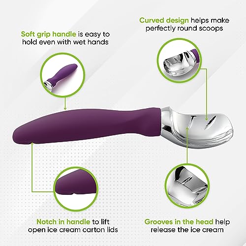 Heavy Duty Metal Ice Cream Scoop w