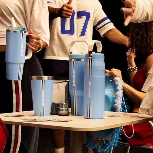 IceFlow 2.0 Flip Straw Tumbler (Team Light Blue White / 30 Ounces)
