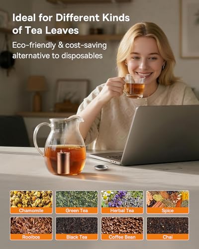 Tea Strainers for Loose Tea (Small×1 / Wheat)
