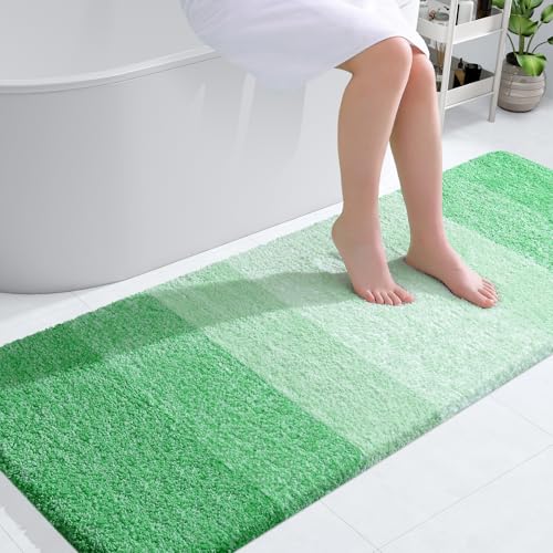 Bathroom Runner Rug 59x24 (59" X 24" / Green)