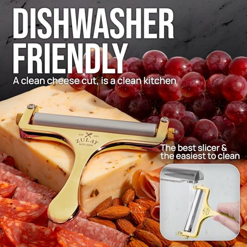 Cheese Slicer With Adjustable Thickness (Gold)