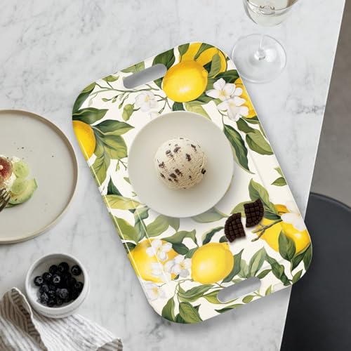 Serving Trays with Handles (Lemon and Lemon)