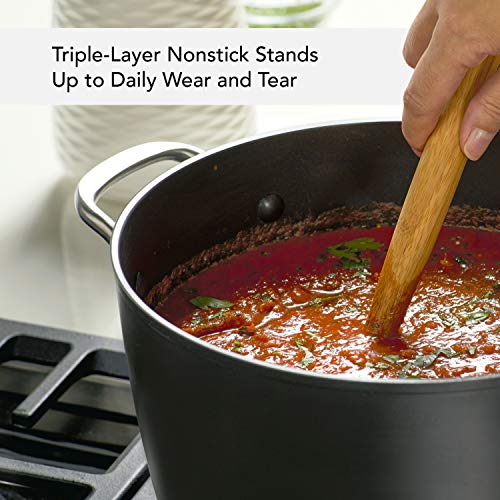 Hard Anodized Induction Nonstick Stock Pot with Lid (Stockpot (8 Quart))