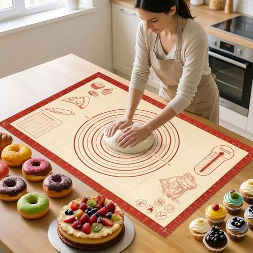 Silicone Baking Pastry Dough Mat (32"L x 24"W)