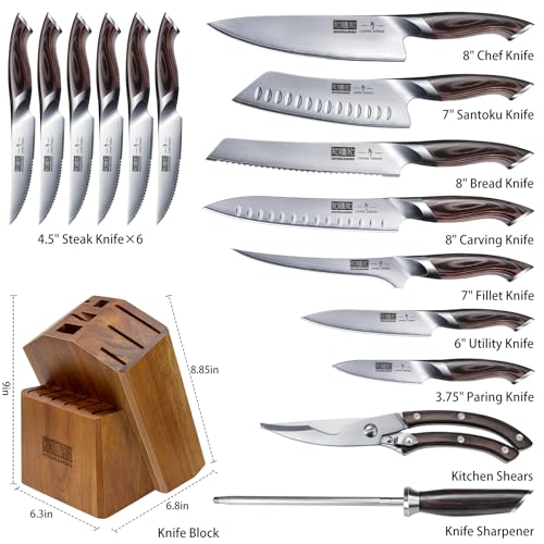 16PCS Knife Set