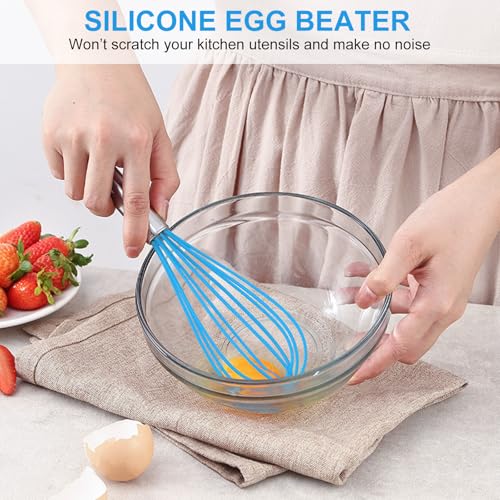 3 Pack Stainless Steel Whisk Set (Blue / 3 Piece)