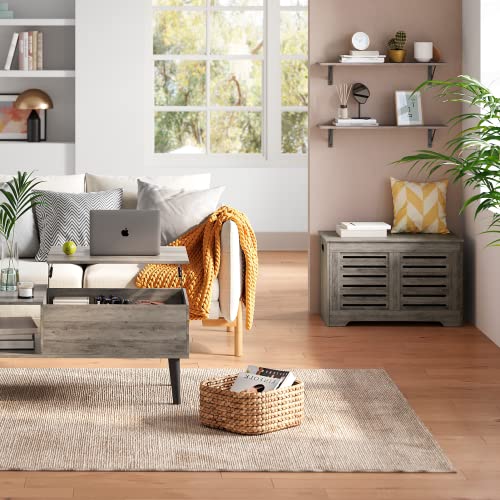 Long Wall Shelves (Grey Wash / 31.5 Inch)
