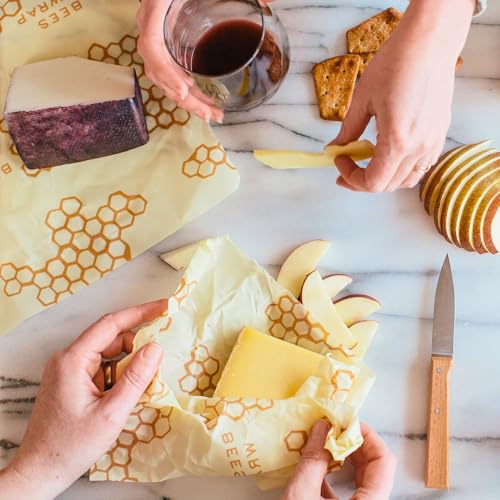 Beeswax Food Wraps (Honeycomb Large 3 Pack / 3pk Large)