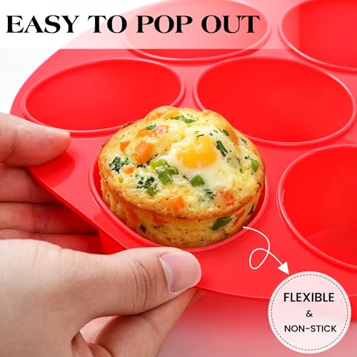 Silicone Muffin Pans for Air Fryer (7-Cup)