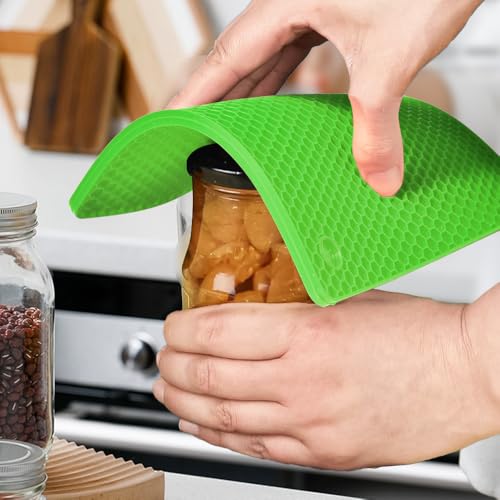 Silicone Square Trivets Mat (Green)