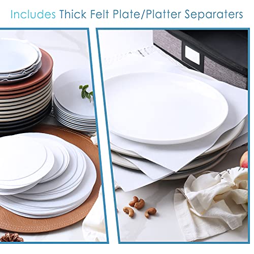 Fine China Storage Containers Hard Shell 8 Piece Set
