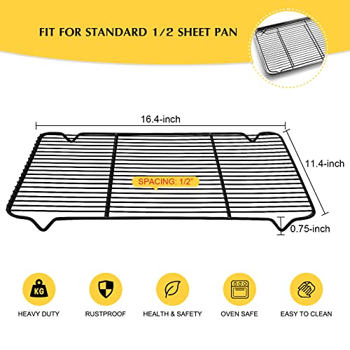 Cooling Rack Set of 2 (16.4” x 11.4”)