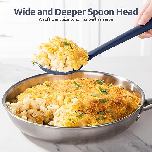 Silicone Cooking Spoon (Midnight Blue)