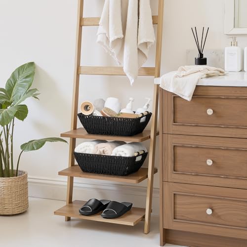 Wicker Baskets (Black / Medium)