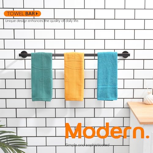 32 Inch Bathroom Towel Bar Bath Towel Rack Kitchen Towel Holder Long Towel Rails Wall Mounted SUS304 Stainless Steel Oil Rubbed Bronze AN4001ORB (Oil Rubbed Bronze / 32-Inch)