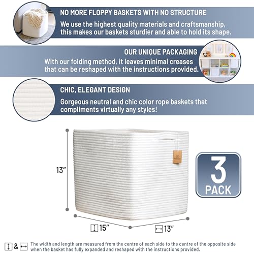 13x15x13 Kallax Storage Cubes (Off White / 15 x 13 x 13 (Kallax))