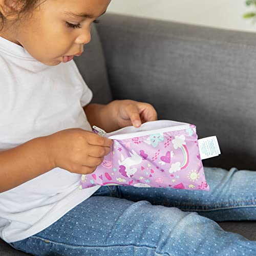 Reusable Sandwich and Snack Bags (Unicorns & Rainbows)