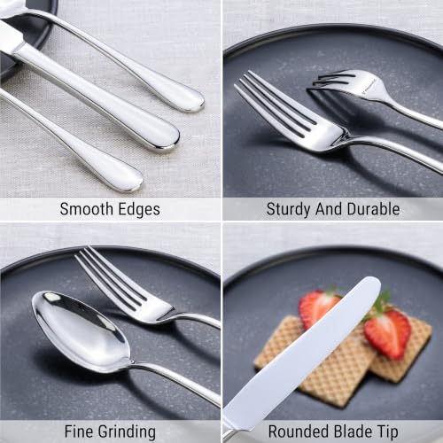Stainless Steel Flatware (Modern Metallic)