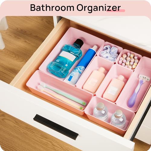 44 PCS Plastic Drawer Organizers Set (44 Count)