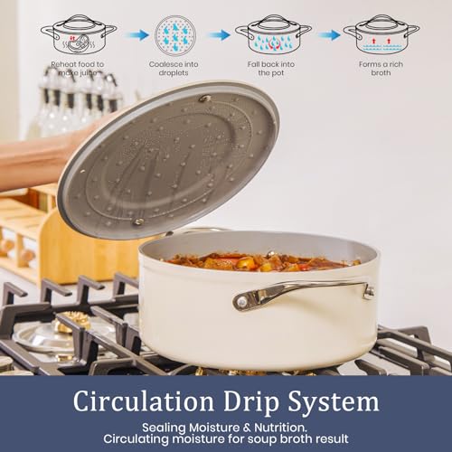 Ceramic Dutch Oven with Lid (Fusion Red)