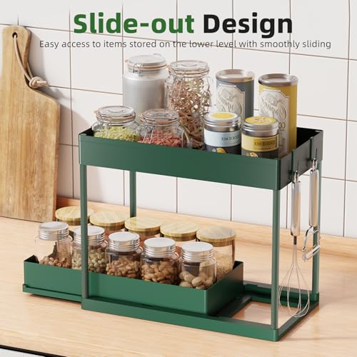 Under Sink Organizer 2 Pack (Green / 2 pack)