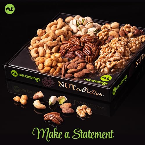 Nut Collection Gift Basket in Elegant Box