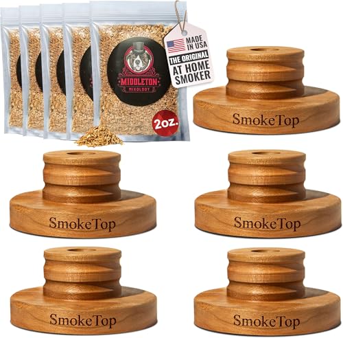 SmokeTop® 5 Pack Cocktail Smoker Kit for Food & Drinks (5 Pack)