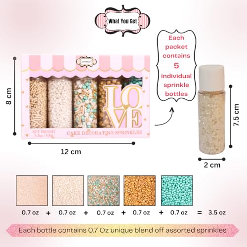 Sprinkles Fairytale Frozen Cake Decorating Sprinkles