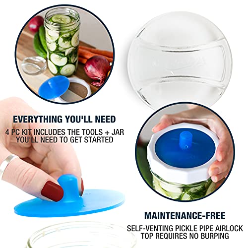Fermentation Jar Starter Set (Wide Mouth With Jar)