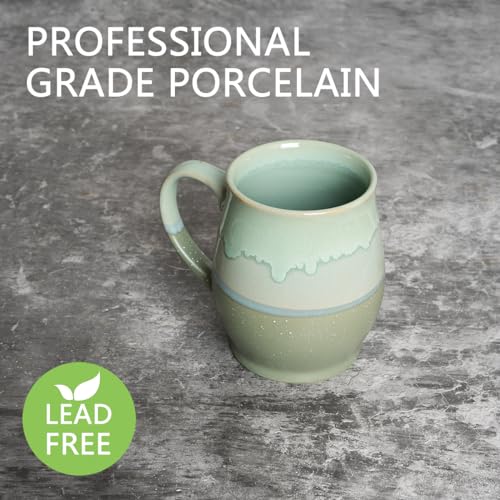 Extra Large Ceramic Coffee Mug (Green)