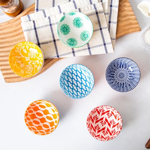 4 Oz Ceramic Mini Dipping Bowls Set of 6 (6 Count)