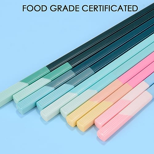 Chopsticks Reusable Dishwasher Safe (Pink+Light Blue)