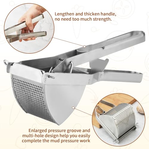 Potato Ricer Heavy Duty Stainless Steel Professional Ricer