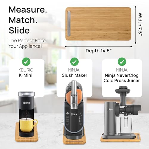 Appliance Slider (7.5”W x 14.5”D / Natural)
