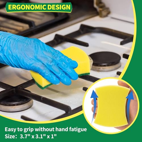 Heavy Duty Scrub Sponges (96 Pack)