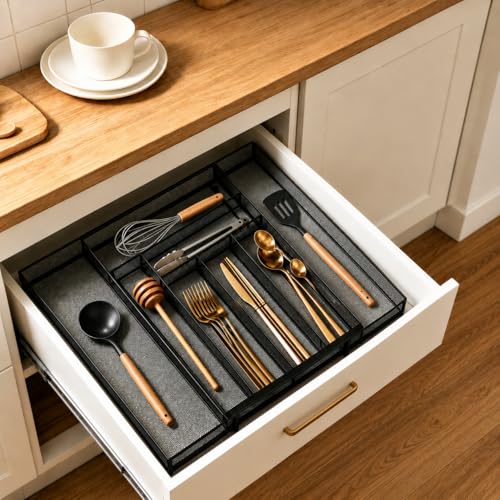 Silverware Organizer Metal Mesh