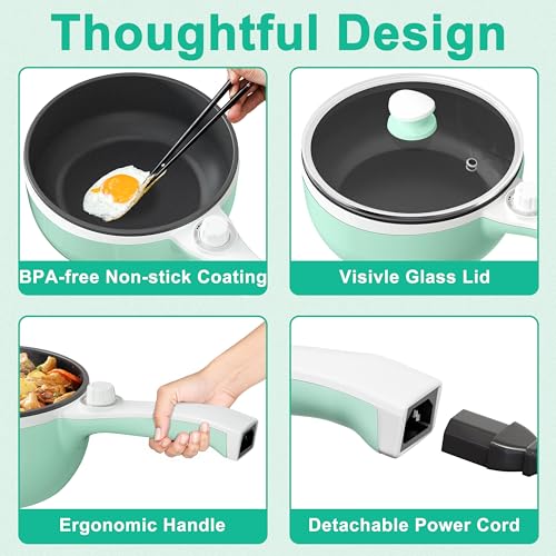 Hot Pot Electric (1.5 L (Without Steamer) / Green)